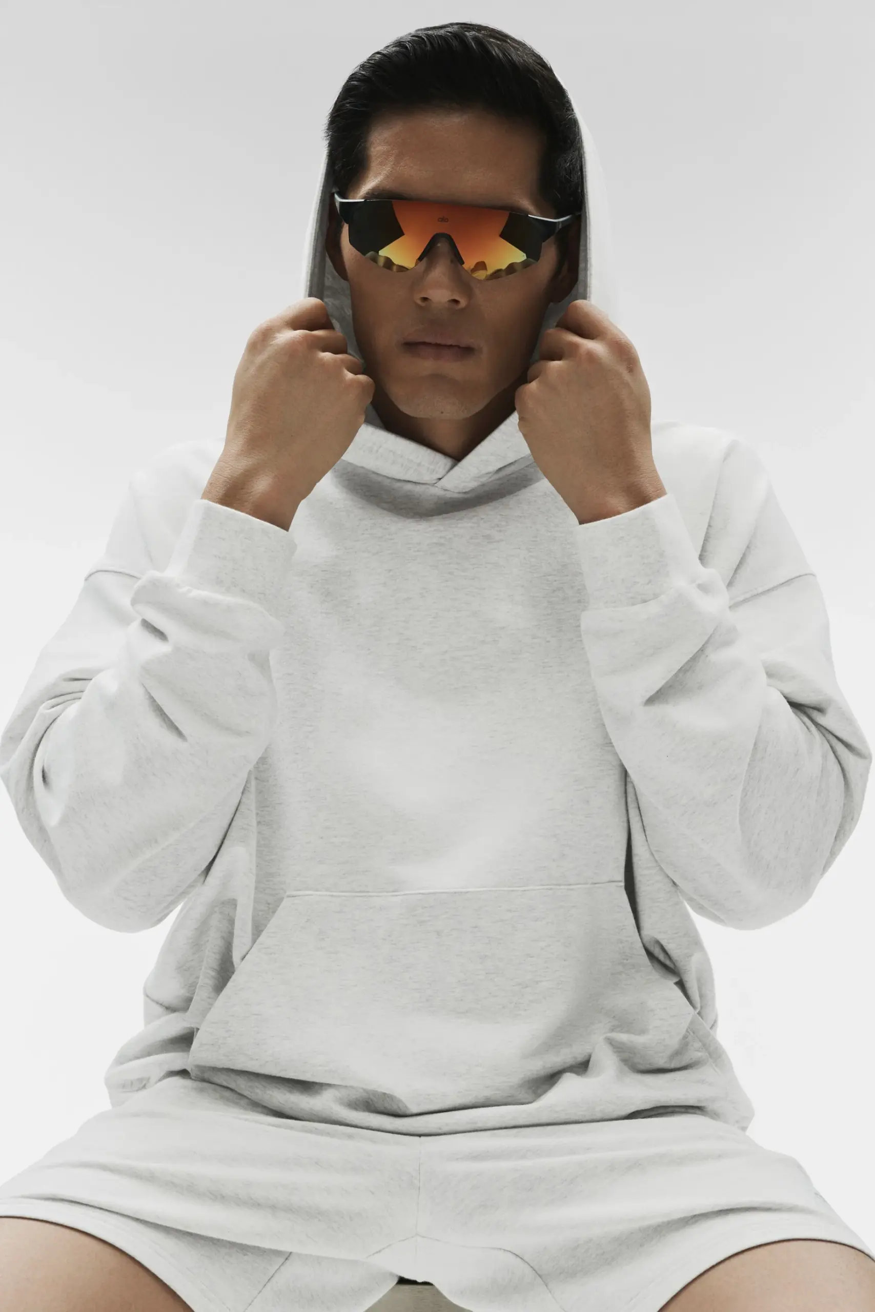 Double Take Hoodie - White Heather - Image 3