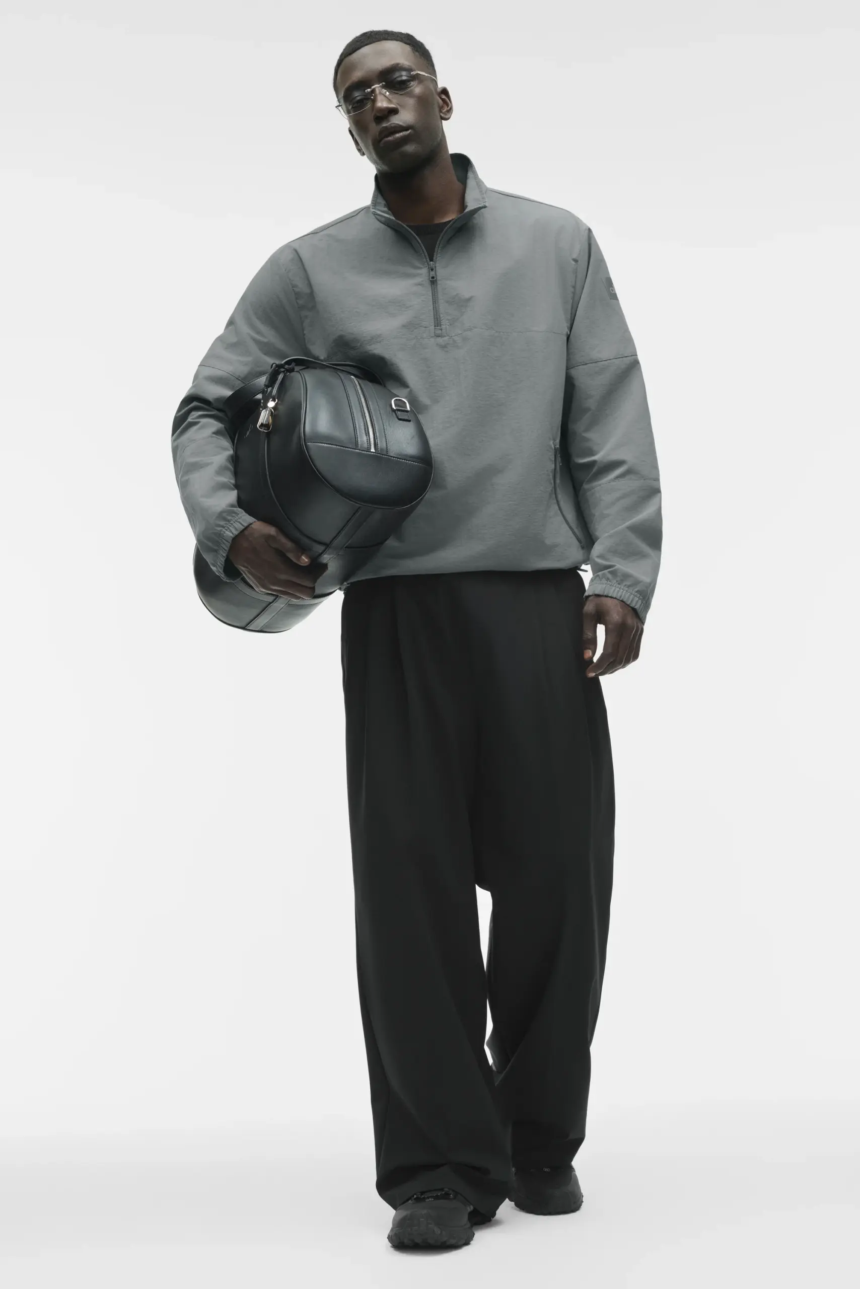 Light Weight Takeaway Track Pullover - Monument - Image 6