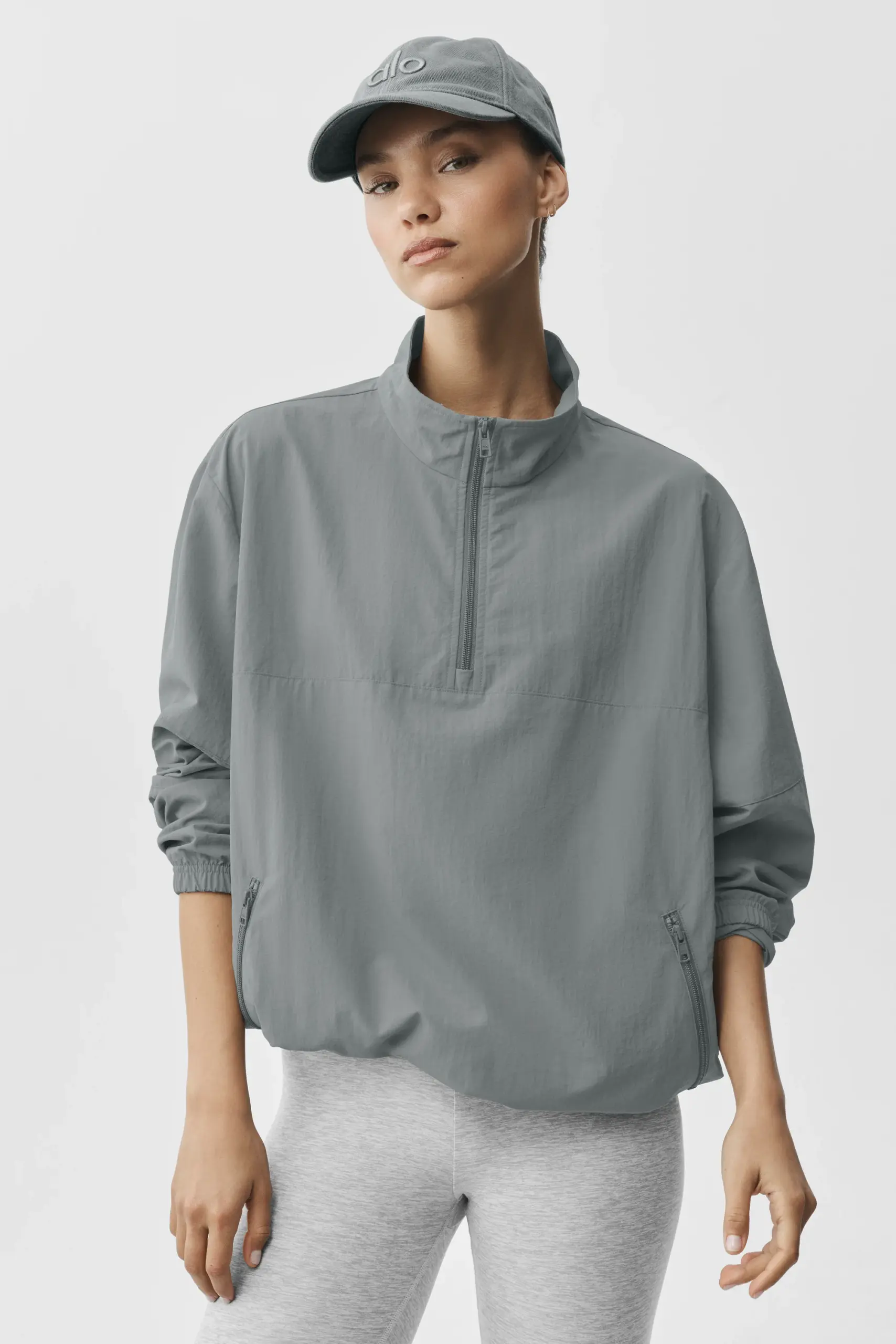 Light Weight Takeaway Track Pullover - Monument