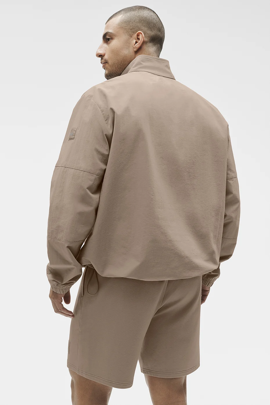 Light Weight Takeaway Track Pullover - Gravel - Image 4