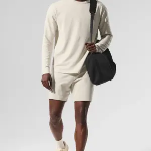 Double Take Long Sleeve Crew - Bone