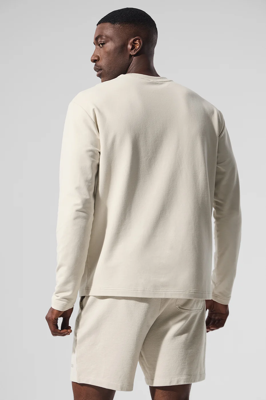 Double Take Long Sleeve Crew - Bone - Image 4