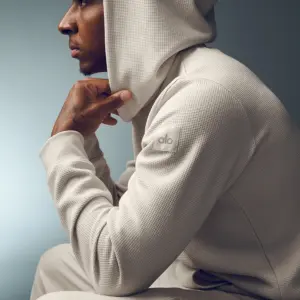 Waffle Lounge Hoodie - Bone