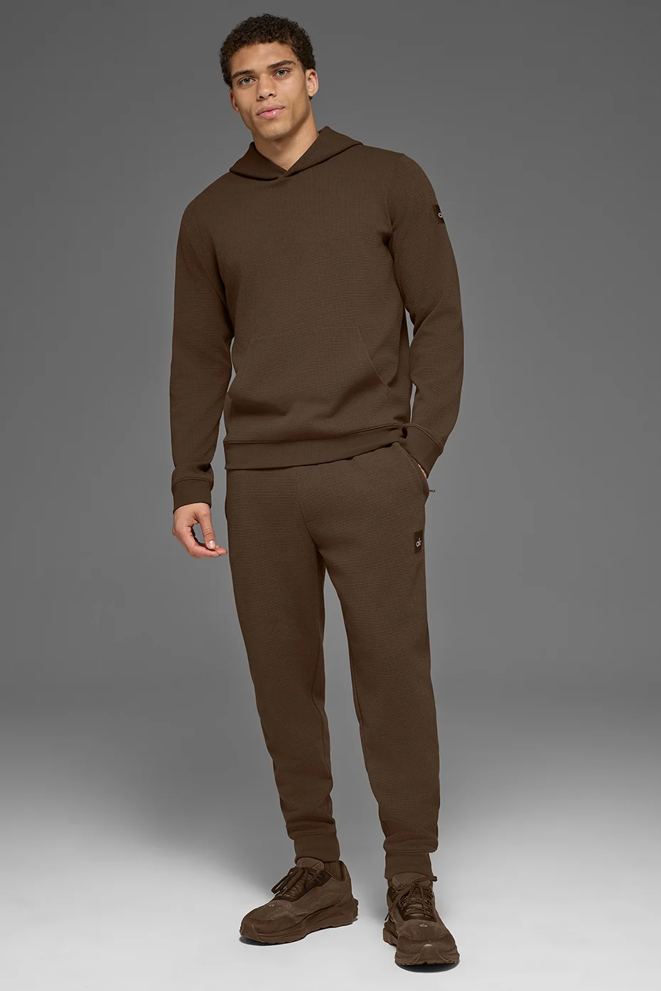 Waffle Lounge Hoodie - Espresso - Image 6