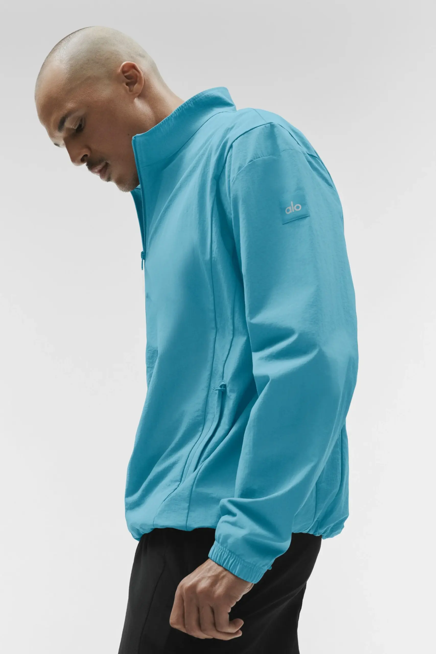 Takeaway Track Full Zip Jacket - Blue Breeze - Image 4