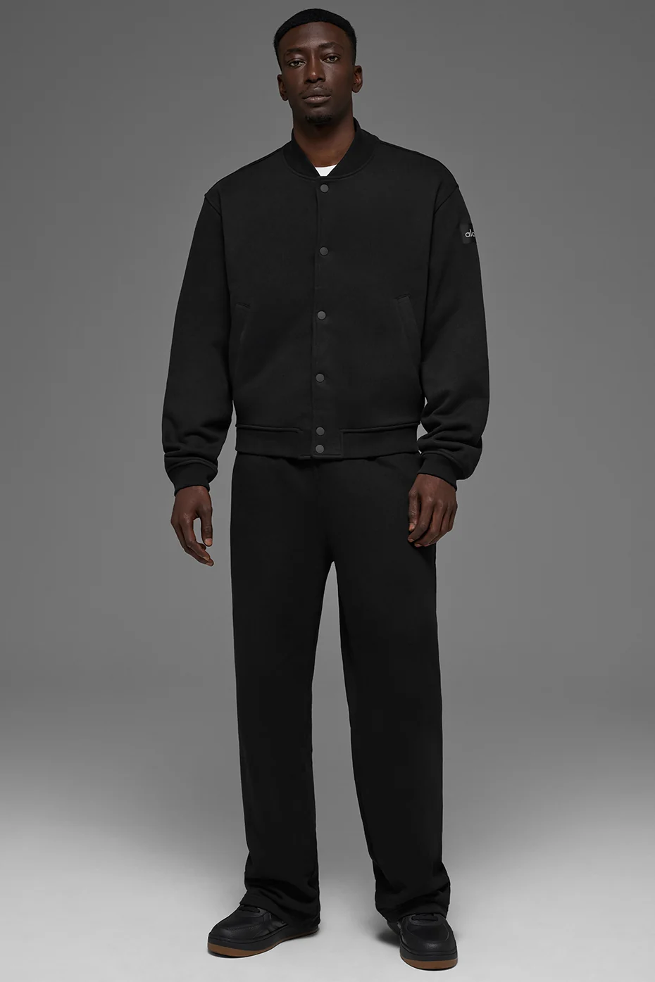 Renown Varsity Jacket - Black - Image 4
