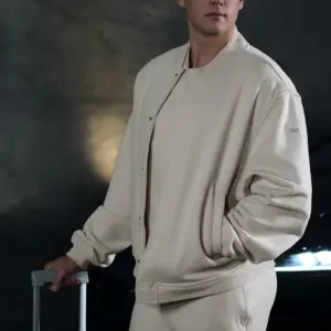 Renown Varsity Jacket - Bone