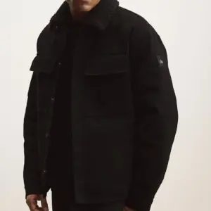 Canvas Utility Shacket - Black