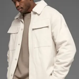 Canvas Utility Shacket - Bone