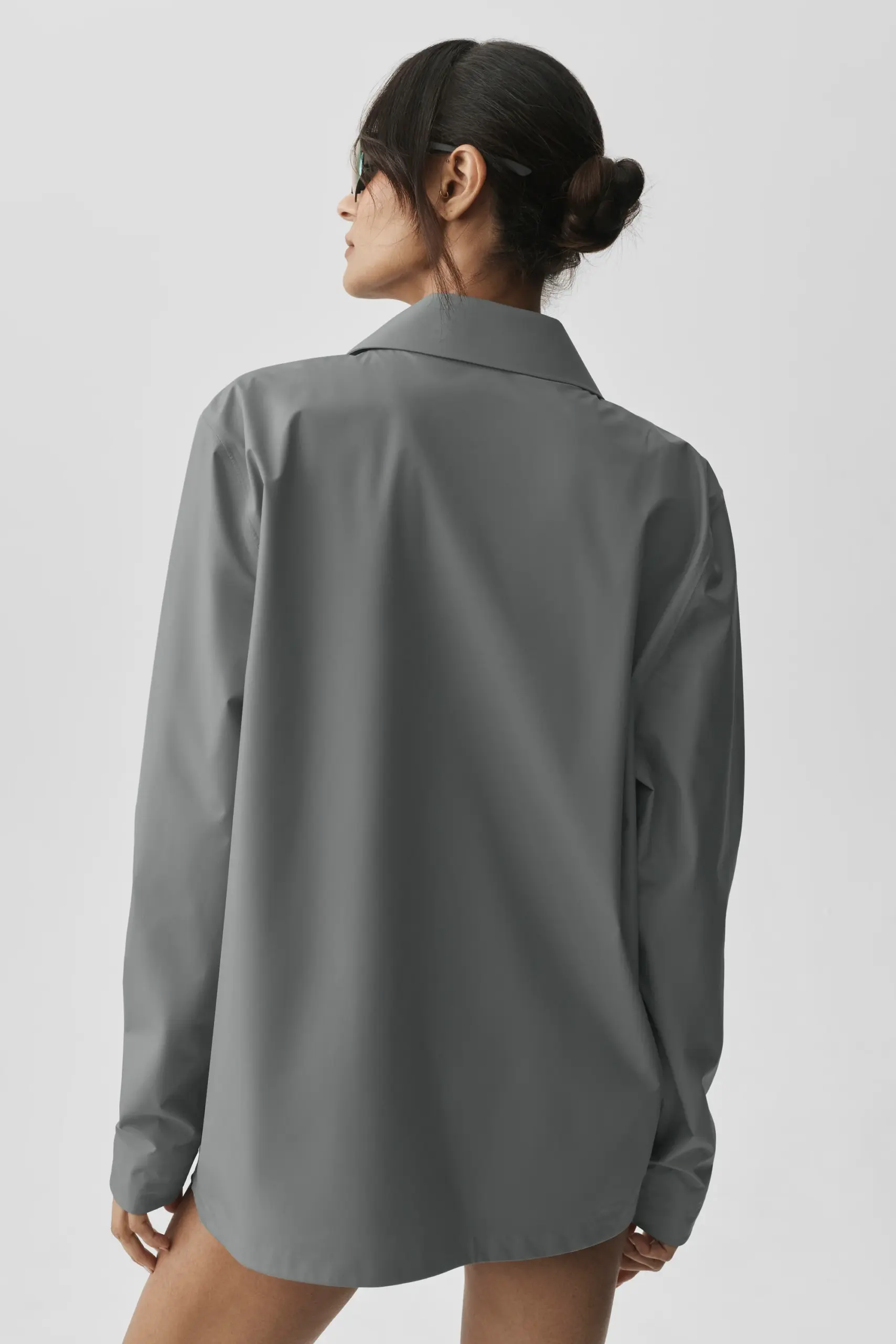 Alpha Shell Overshirt - Monument - Image 2