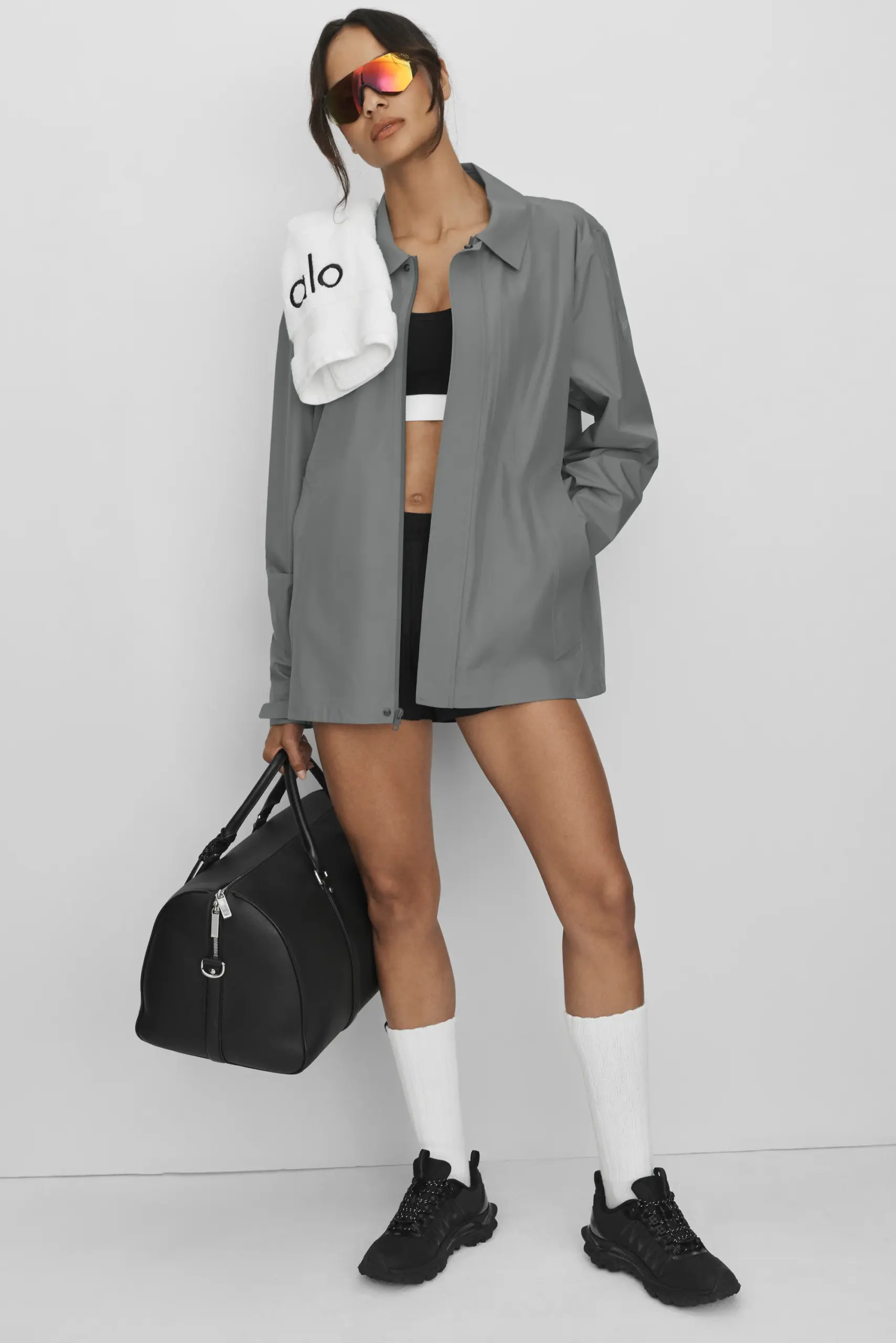 Alpha Shell Overshirt - Monument - Image 4