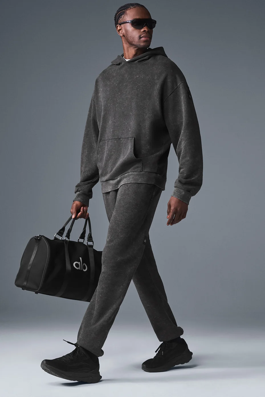 Chill Vintage Wash Sweatpant - Black Wash - Image 4