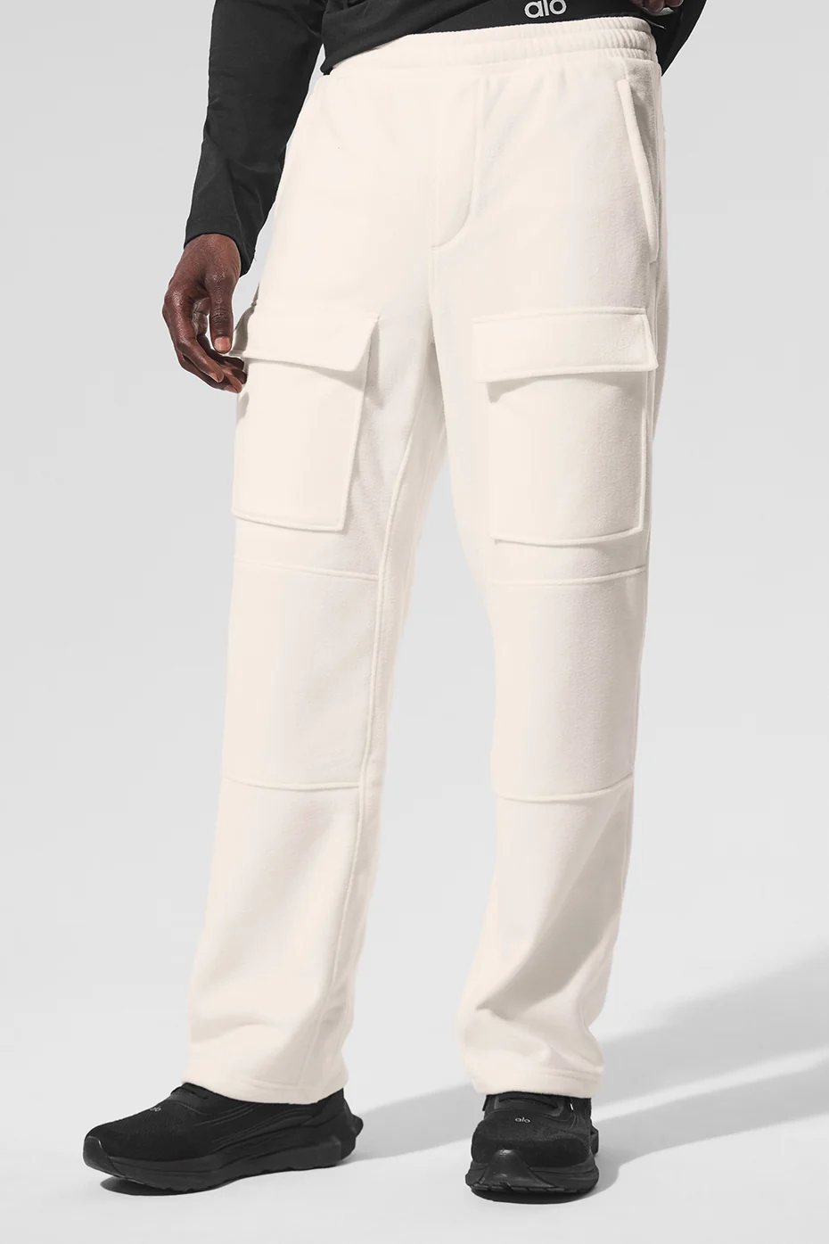 Polar Fleece Ridge Cargo Pants - Ivory - Image 4
