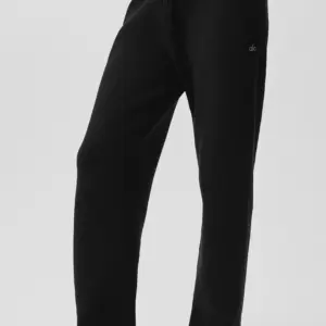 Scholar Straight Leg Sweatpant - Black