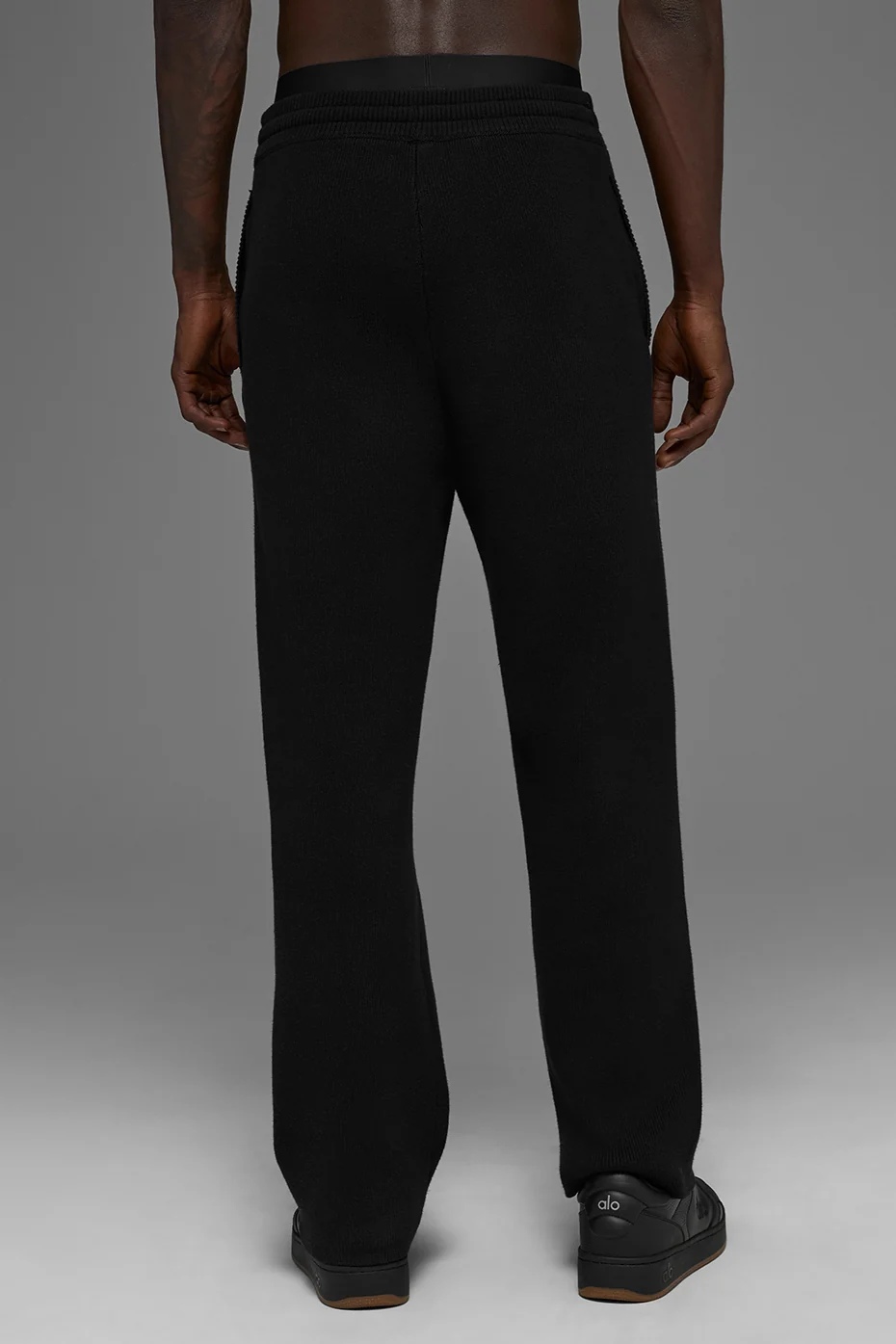 Scholar Straight Leg Sweatpant - Black - Image 3