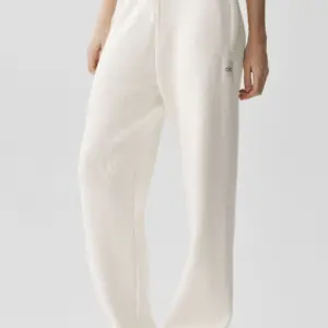 Scholar Straight Leg Sweatpant - Ivory