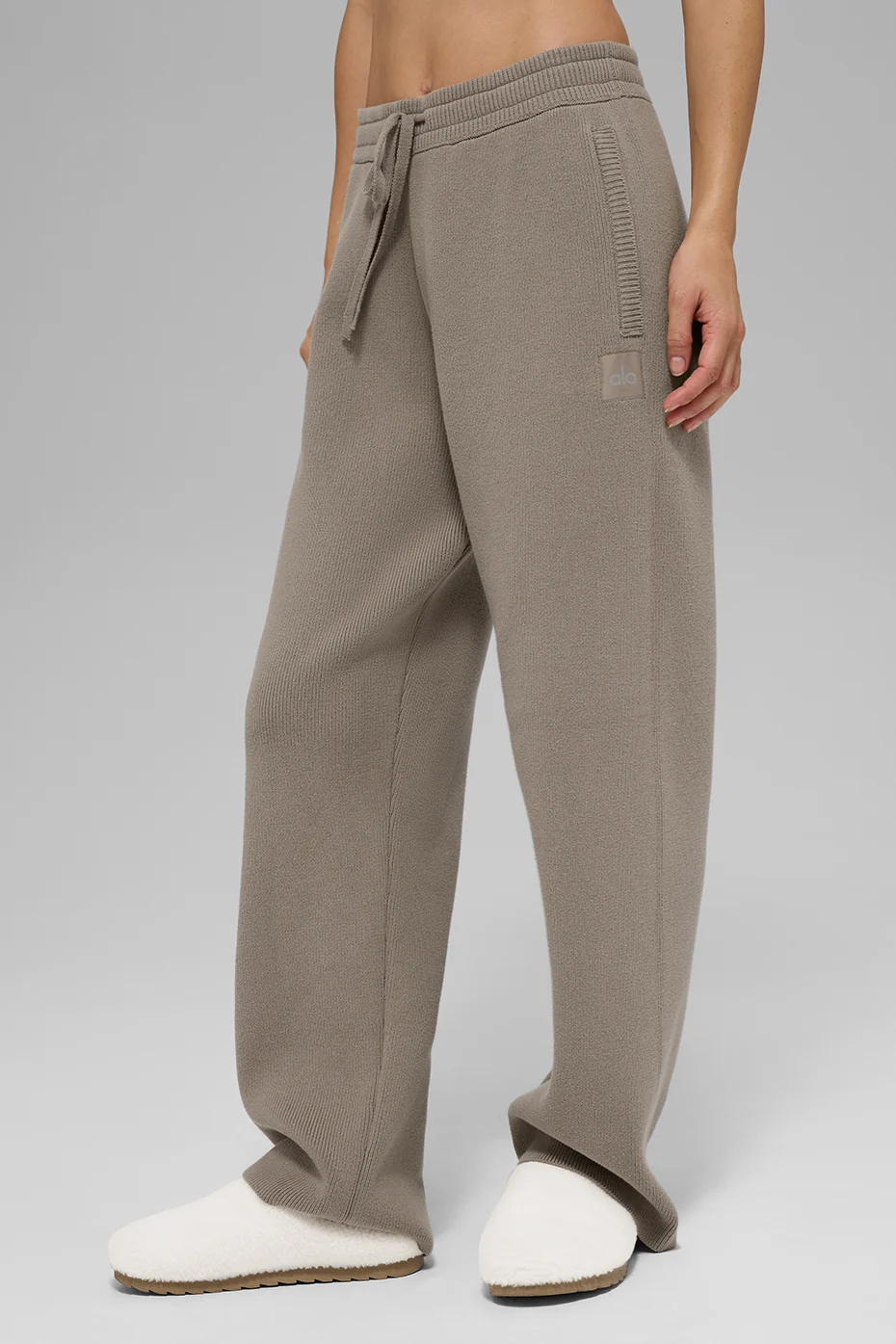 Scholar Straight Leg Sweatpant - Light Cocoa
