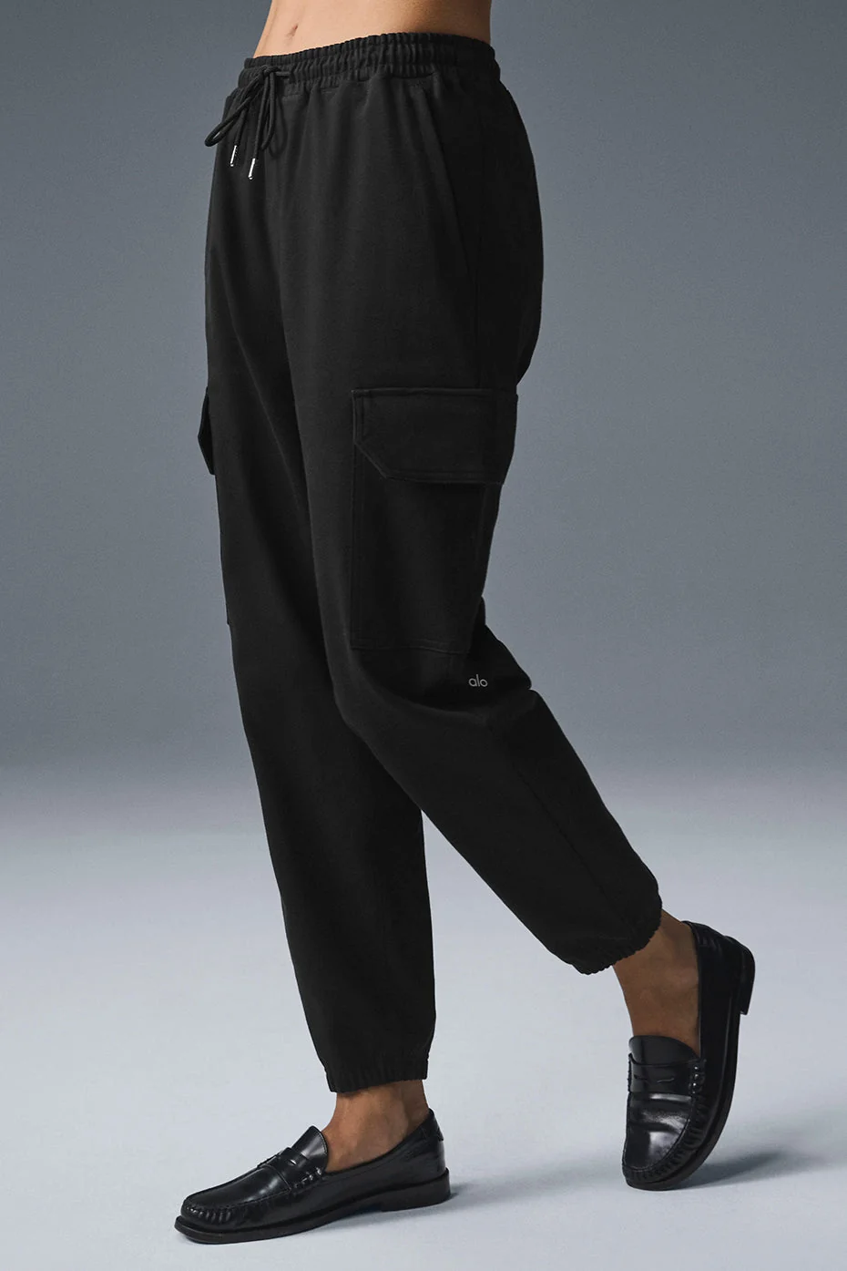 Edition Sueded Jogger - Black - Image 3