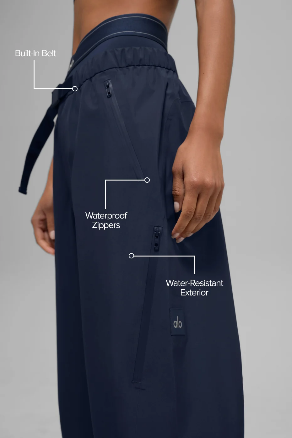 Alpha Shell Pant - Navy - Image 2