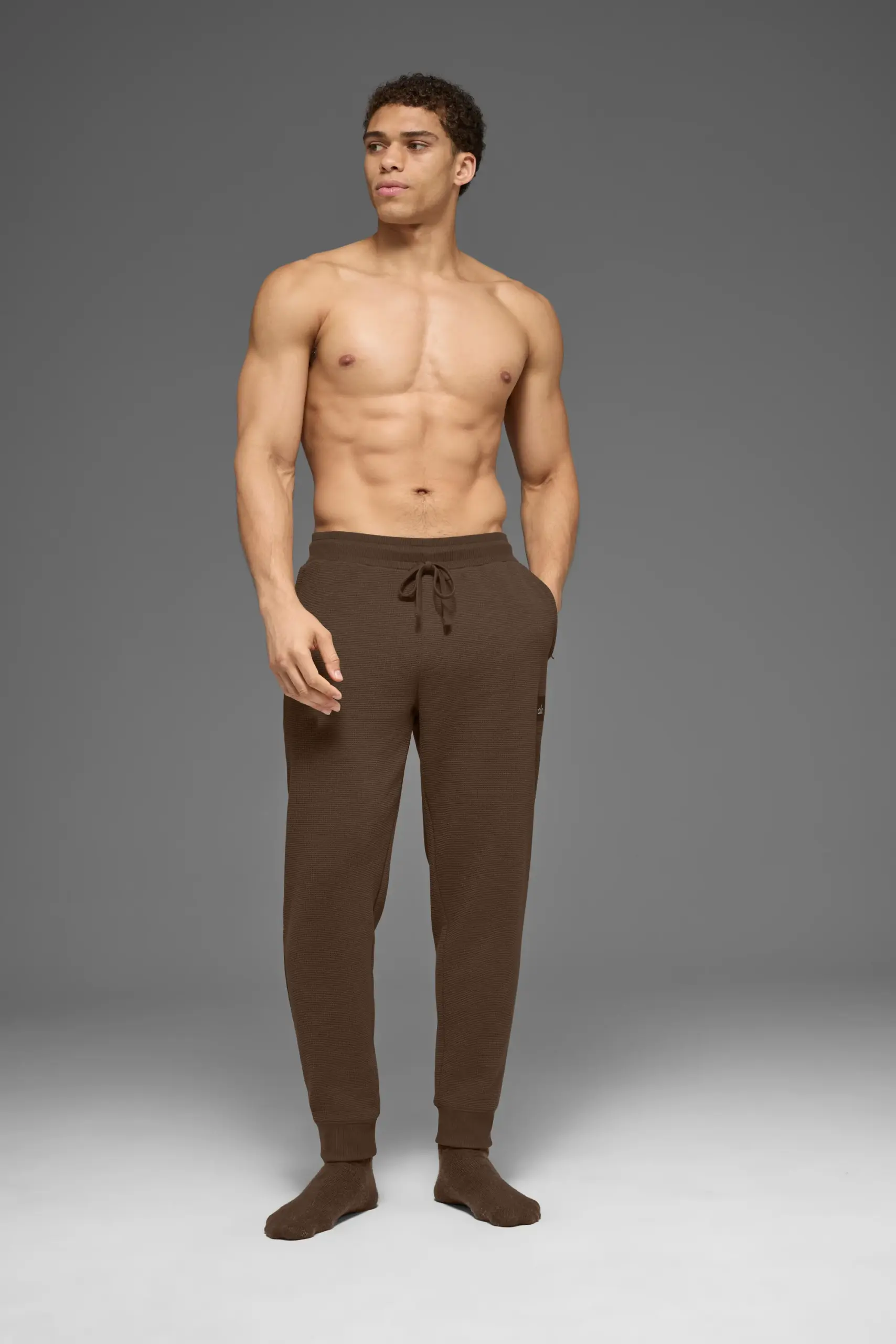 Waffle Lounge Jogger - Espresso - Image 4