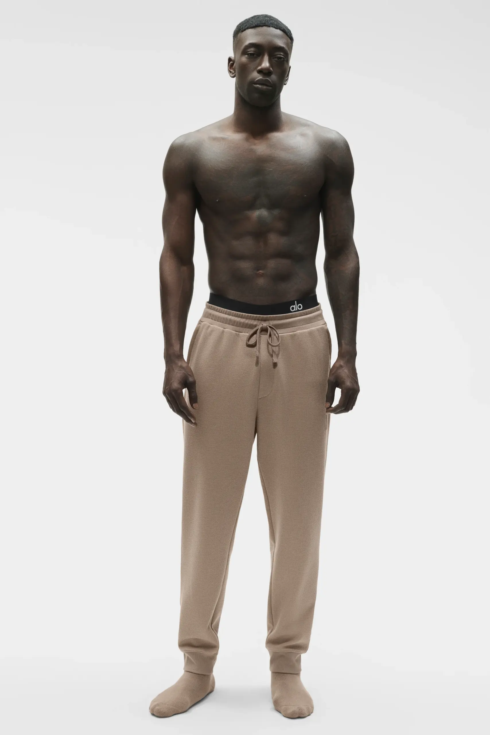 Waffle Lounge Jogger - Gravel - Image 5