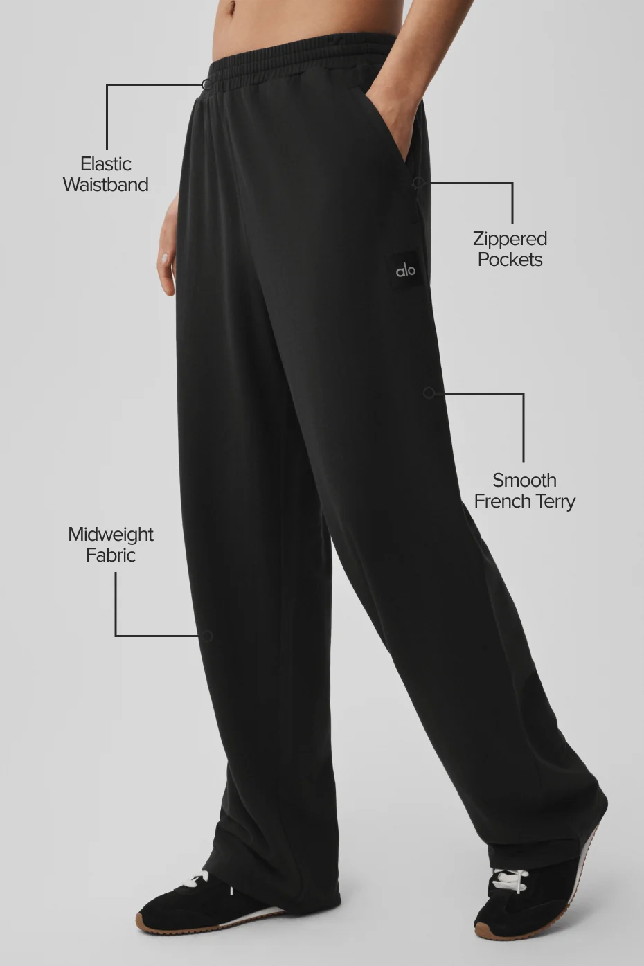 Double Take Straight Leg Pant - Black - Image 2