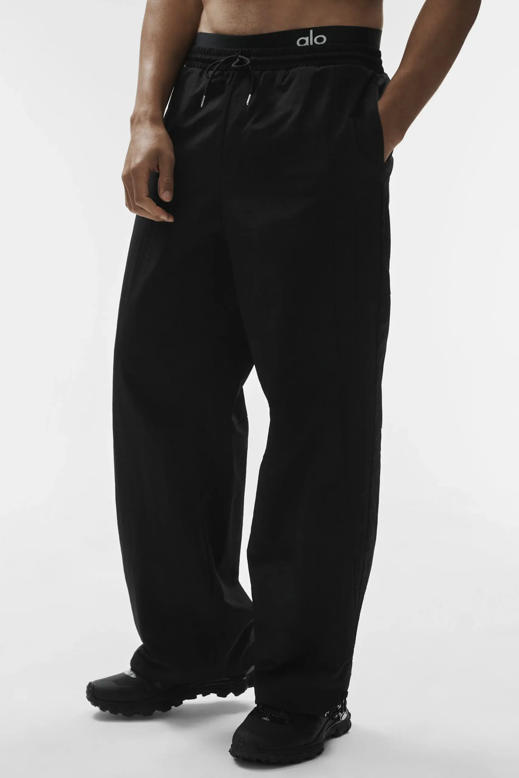 Takeaway Track Straight Leg Pant - Black - Image 3