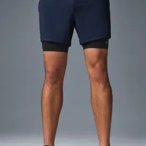 Conquer React 2-In-1 Performance Short - Navy/Black