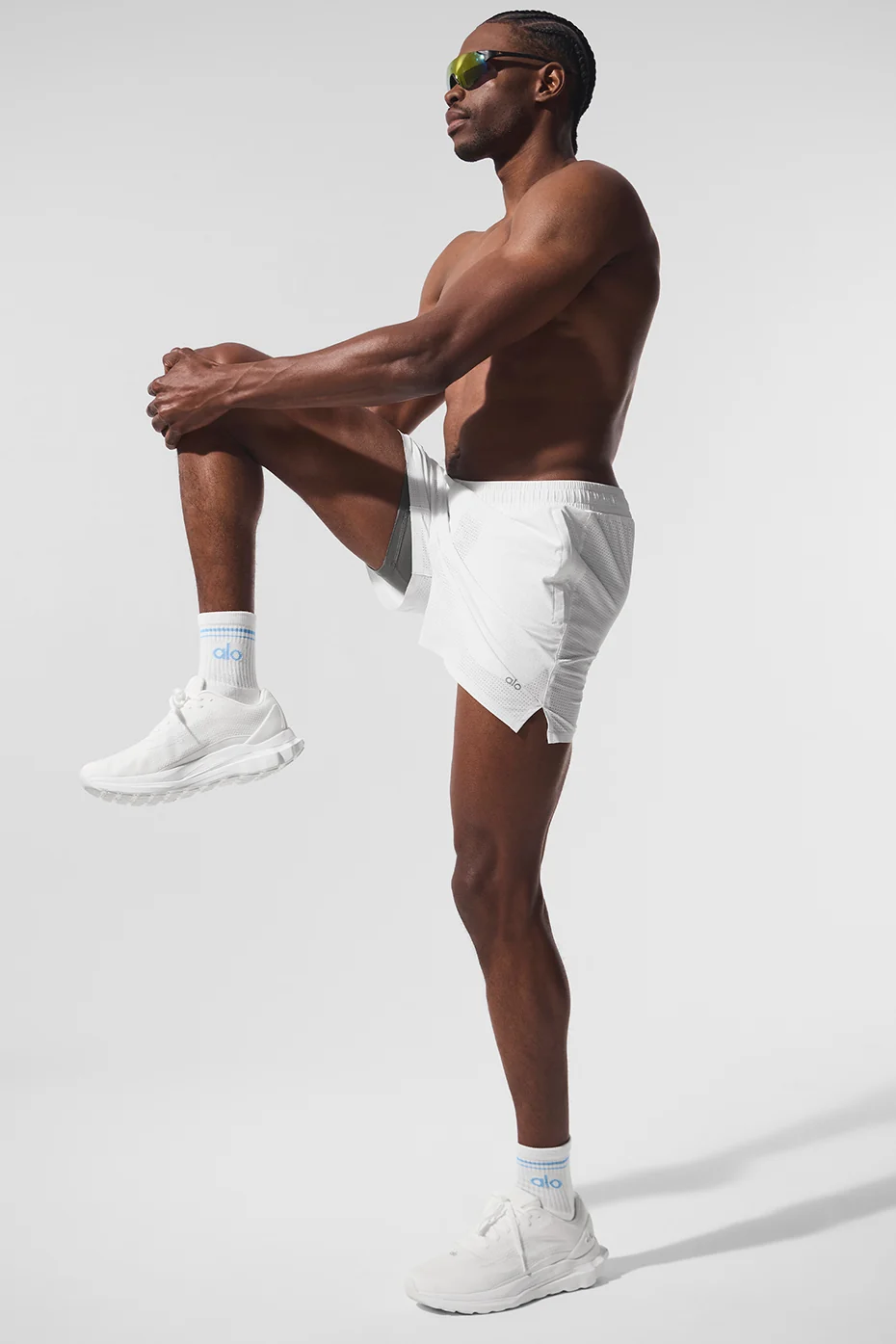5 Traction Running Short - White - Image 5
