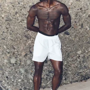 5 Traction Running Short - White