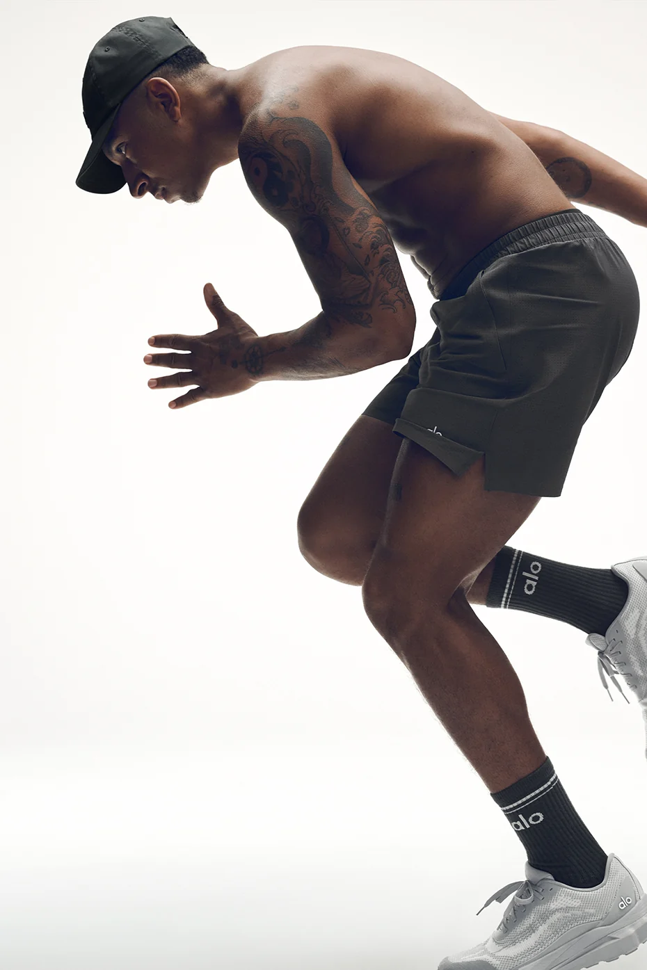 5 Traction Running Short - Anthracite