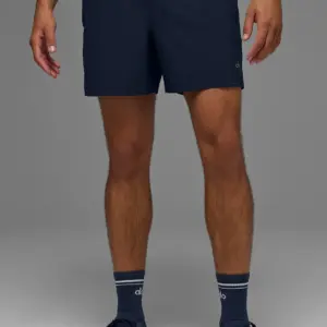 5 Traction Running Short - Navy