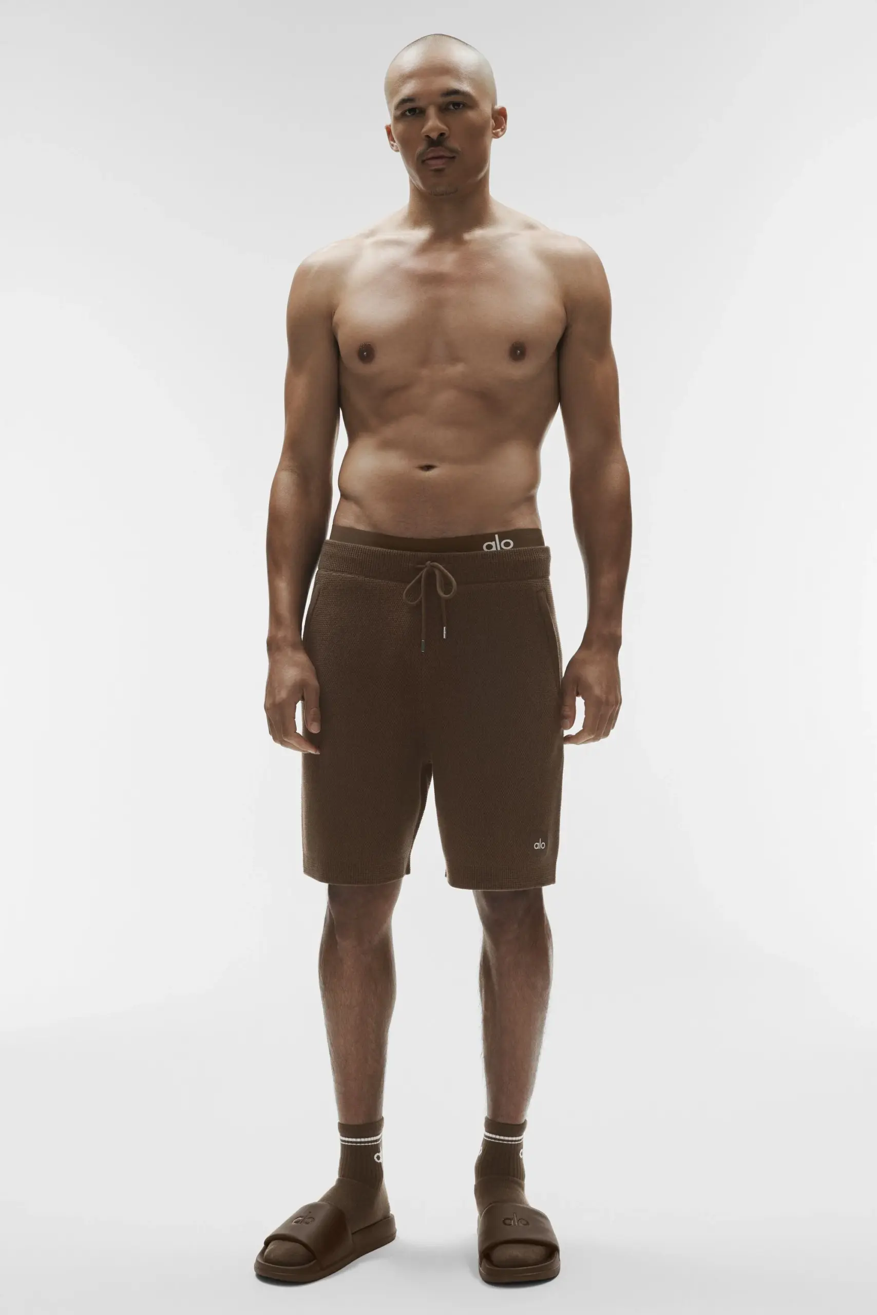 7 Sports Club Sweater Knit Short - Espresso