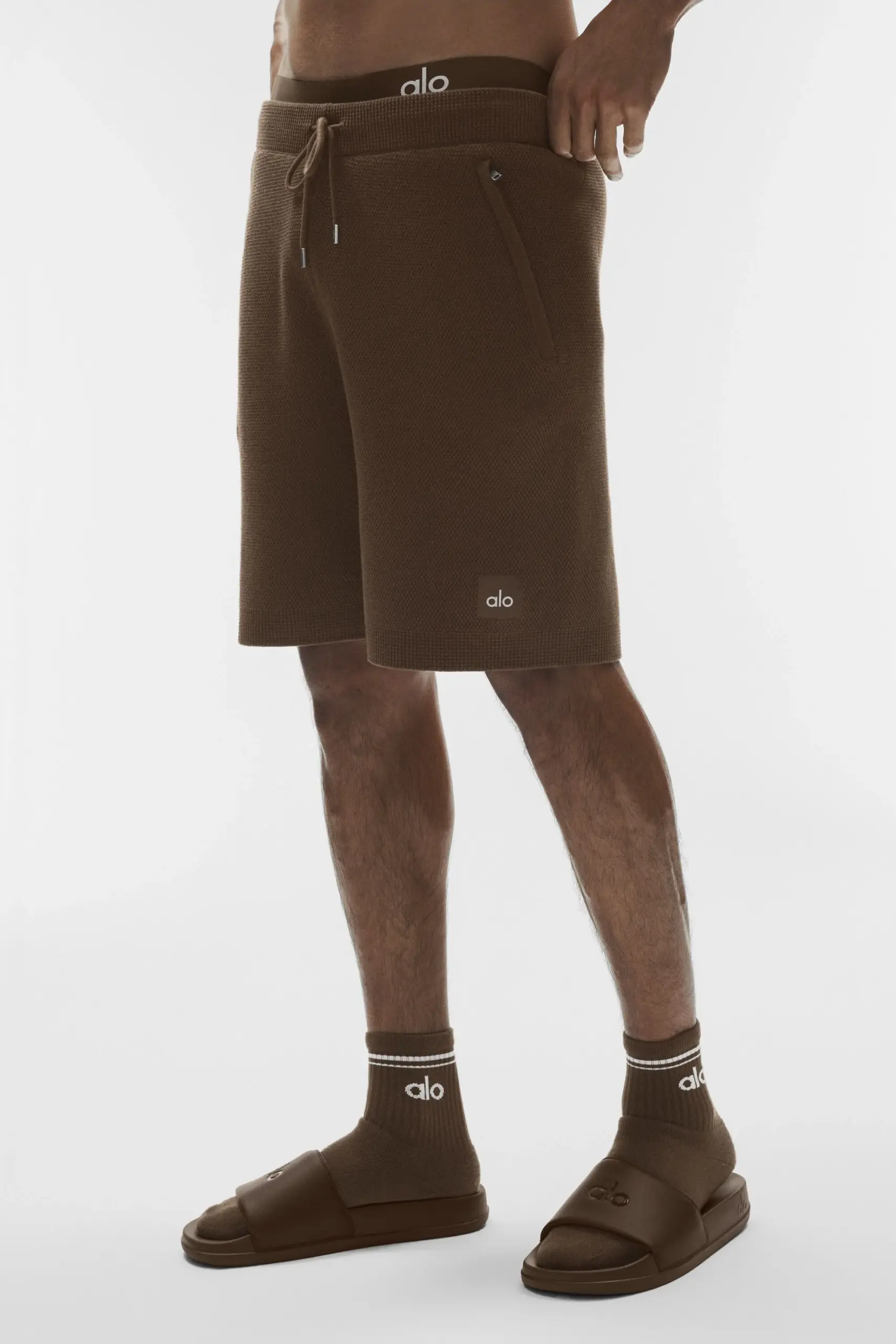 7 Sports Club Sweater Knit Short - Espresso - Image 3