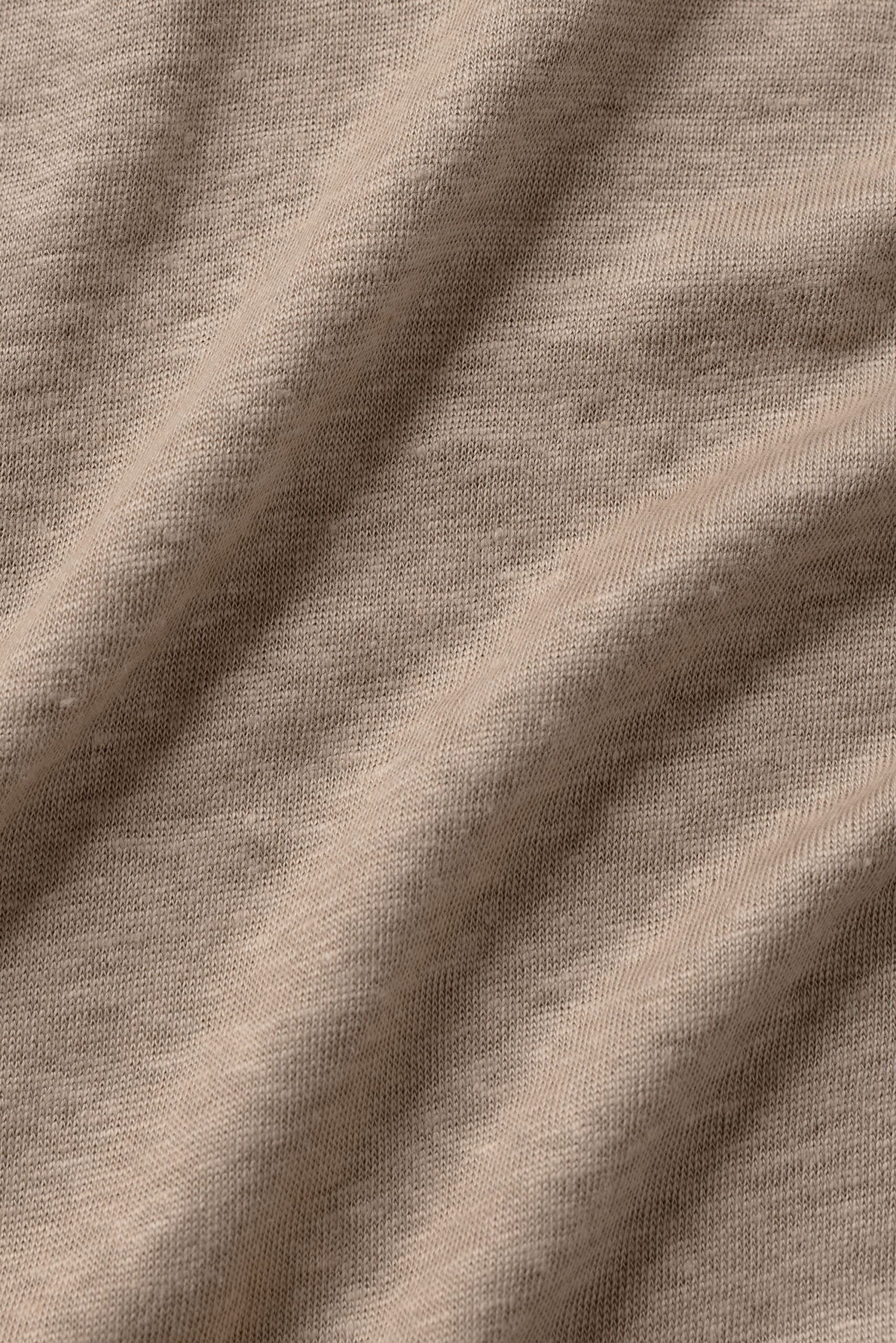 7 Linen Jersey Coastal Short - Gravel - Image 5