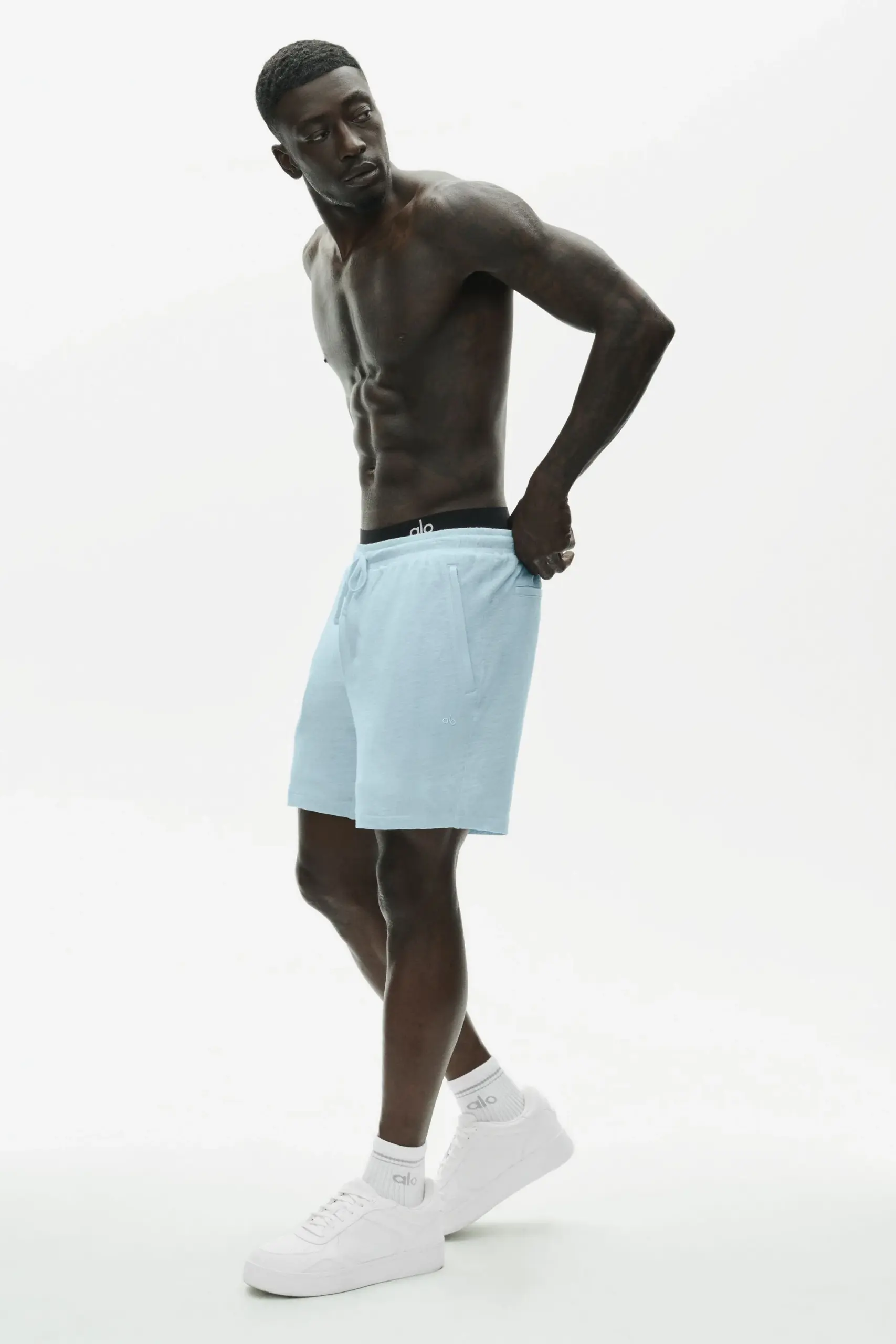7 Linen Jersey Coastal Short - Seaside Blue - Image 4