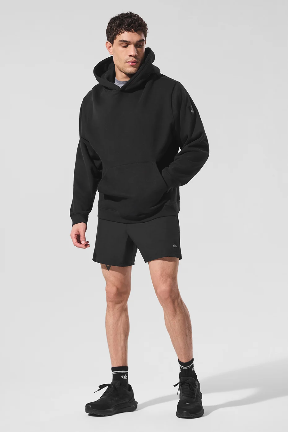 Renown Heavy Weight Hoodie - Black - Image 5