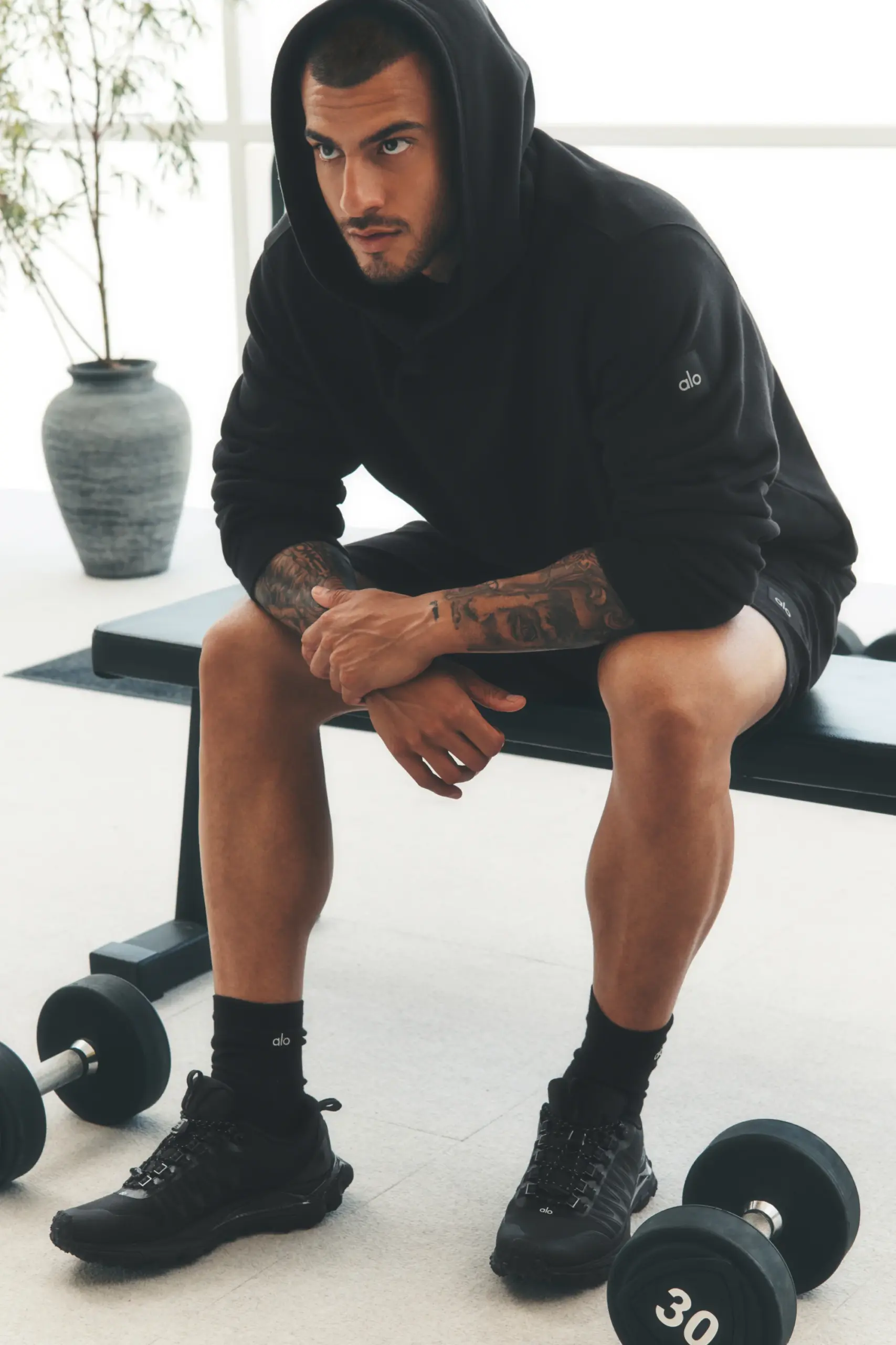 Renown Heavy Weight Hoodie - Black