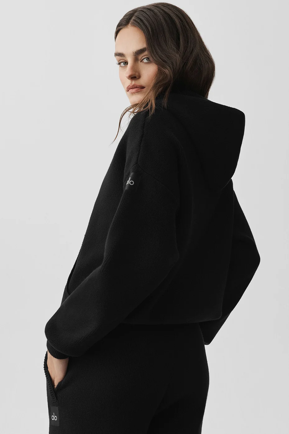 Scholar Hooded Sweater - Black - Image 4