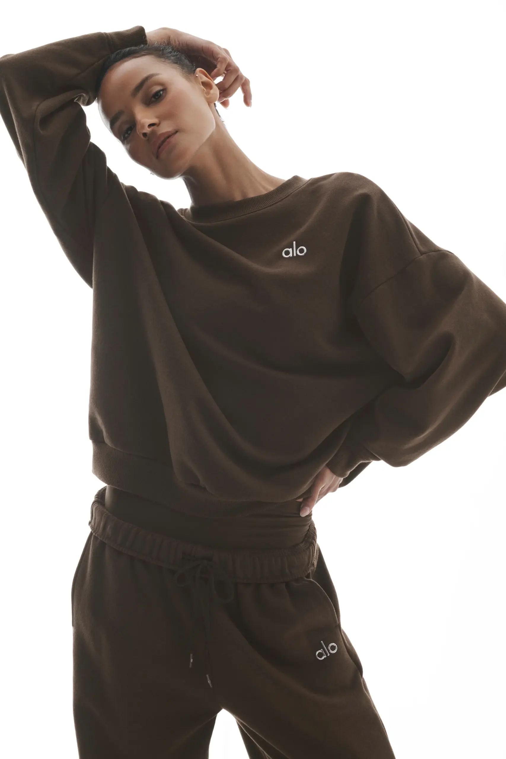 Accolade Crew Neck Pullover - Espresso - Image 5