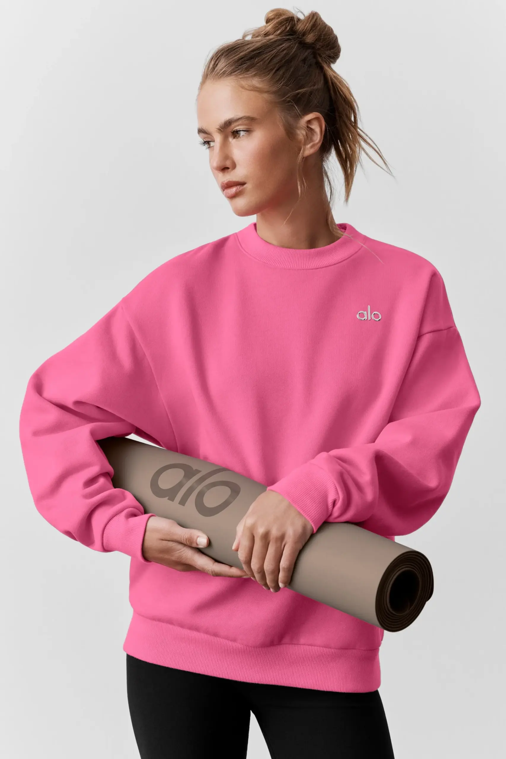 Accolade Crew Neck Pullover - Paradise Pink - Image 5