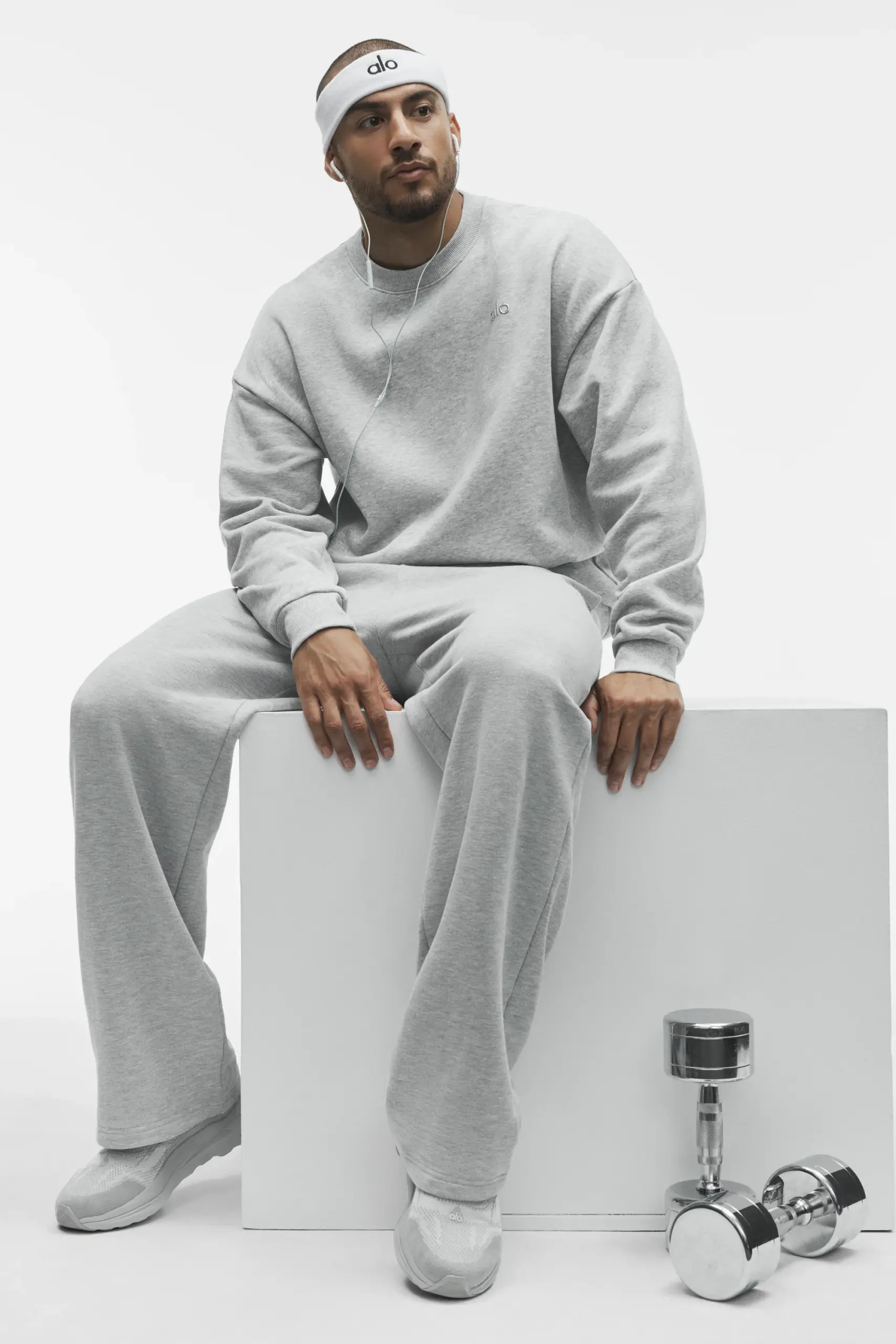 Accolade Crew Neck Pullover - Athletic Heather Grey - Image 4