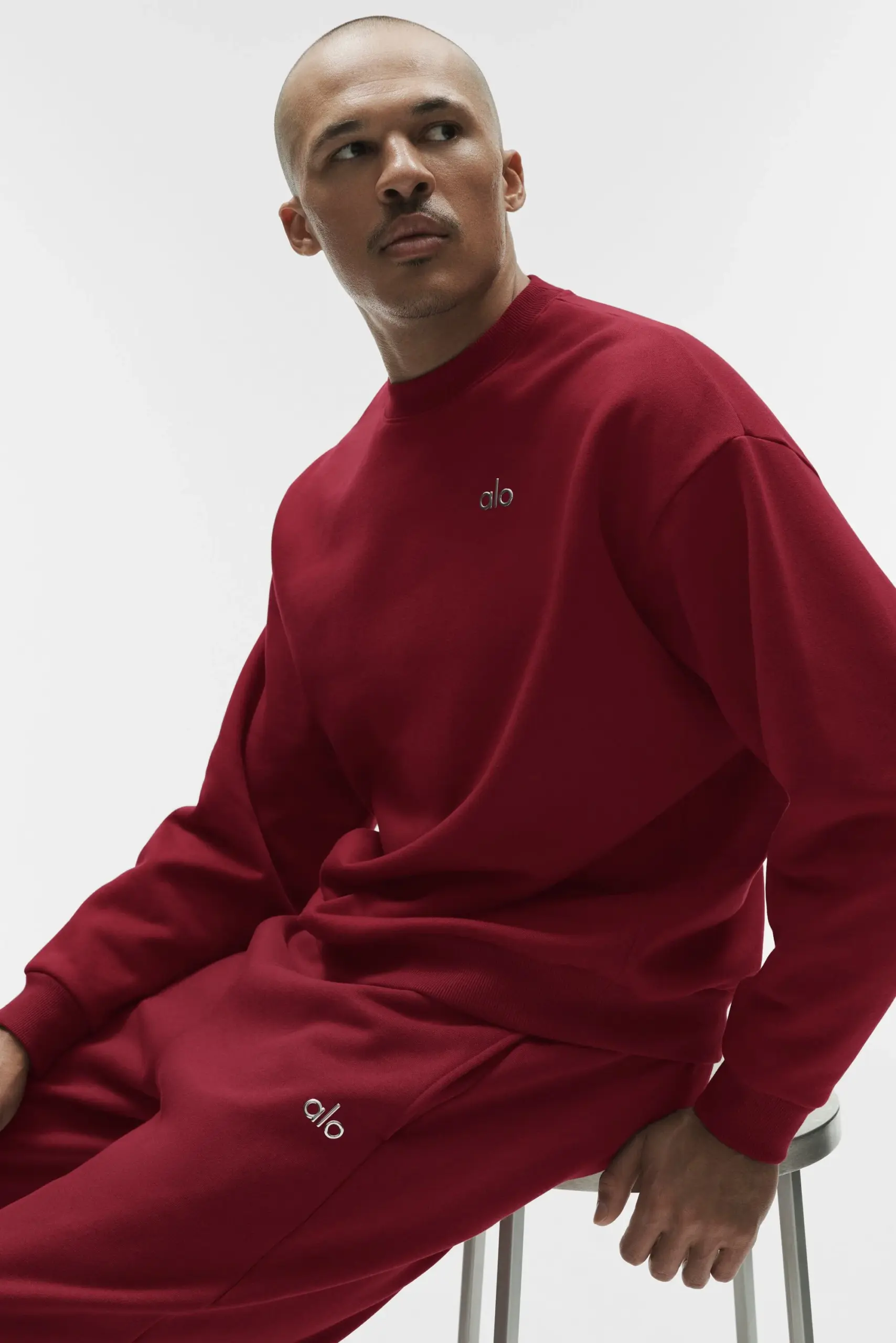 Accolade Crew Neck Pullover - Summer Romance Red - Image 4