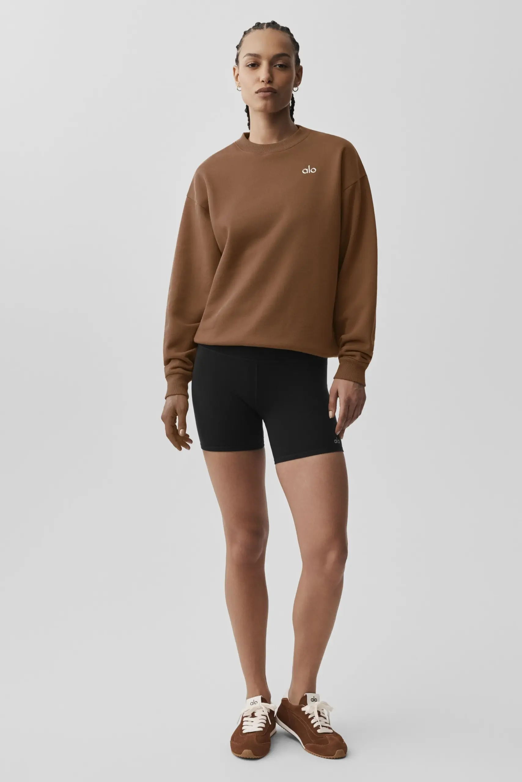 Accolade Crew Neck Pullover - Sun Kissed Brown - Image 5