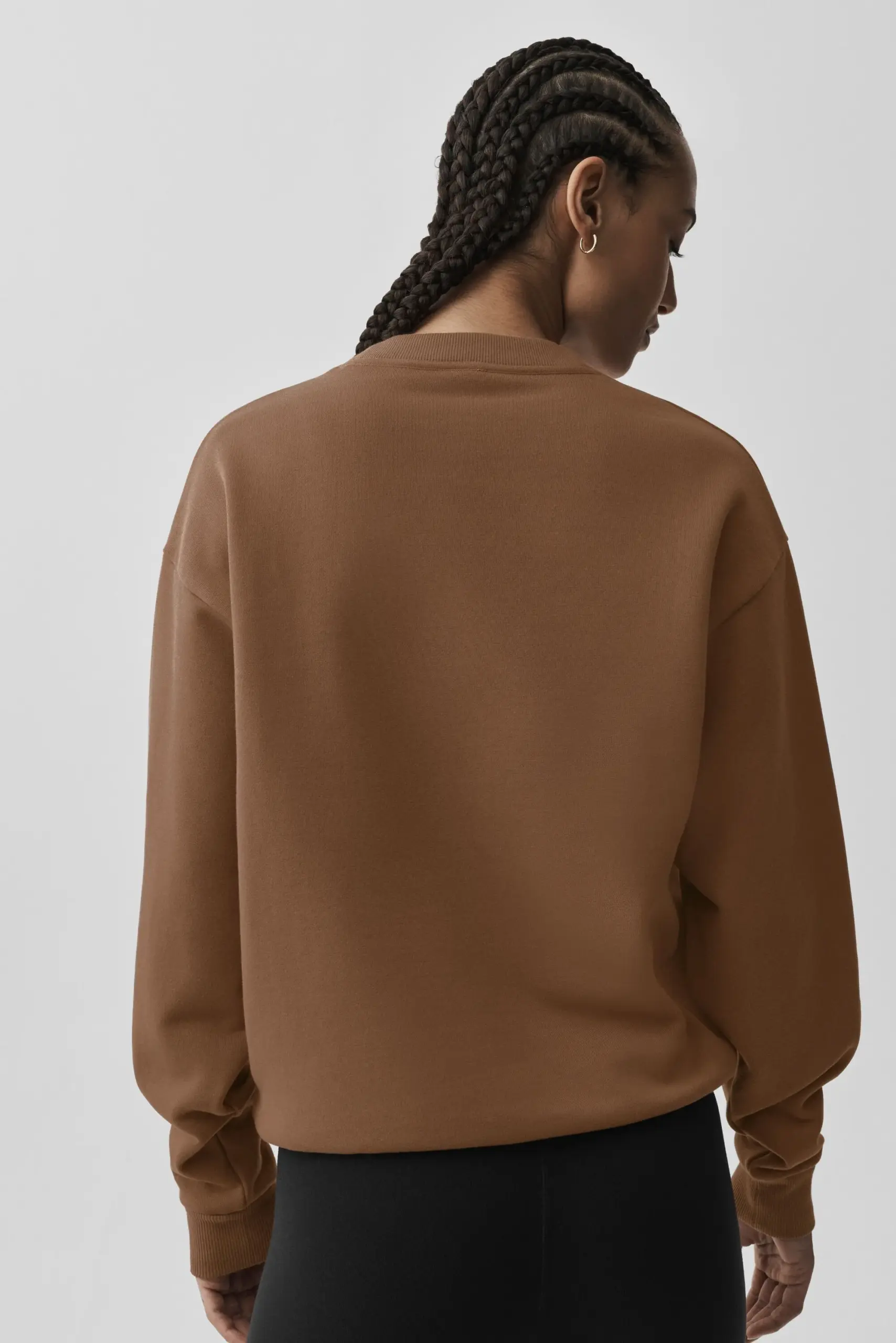 Accolade Crew Neck Pullover - Sun Kissed Brown - Image 2