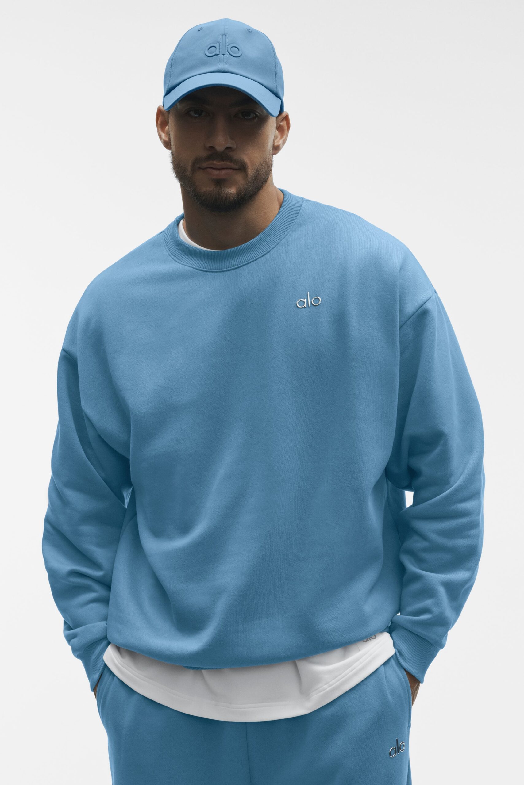 Accolade Crew Neck Pullover - California Blue - Image 4