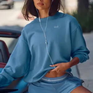 Accolade Crew Neck Pullover - California Blue