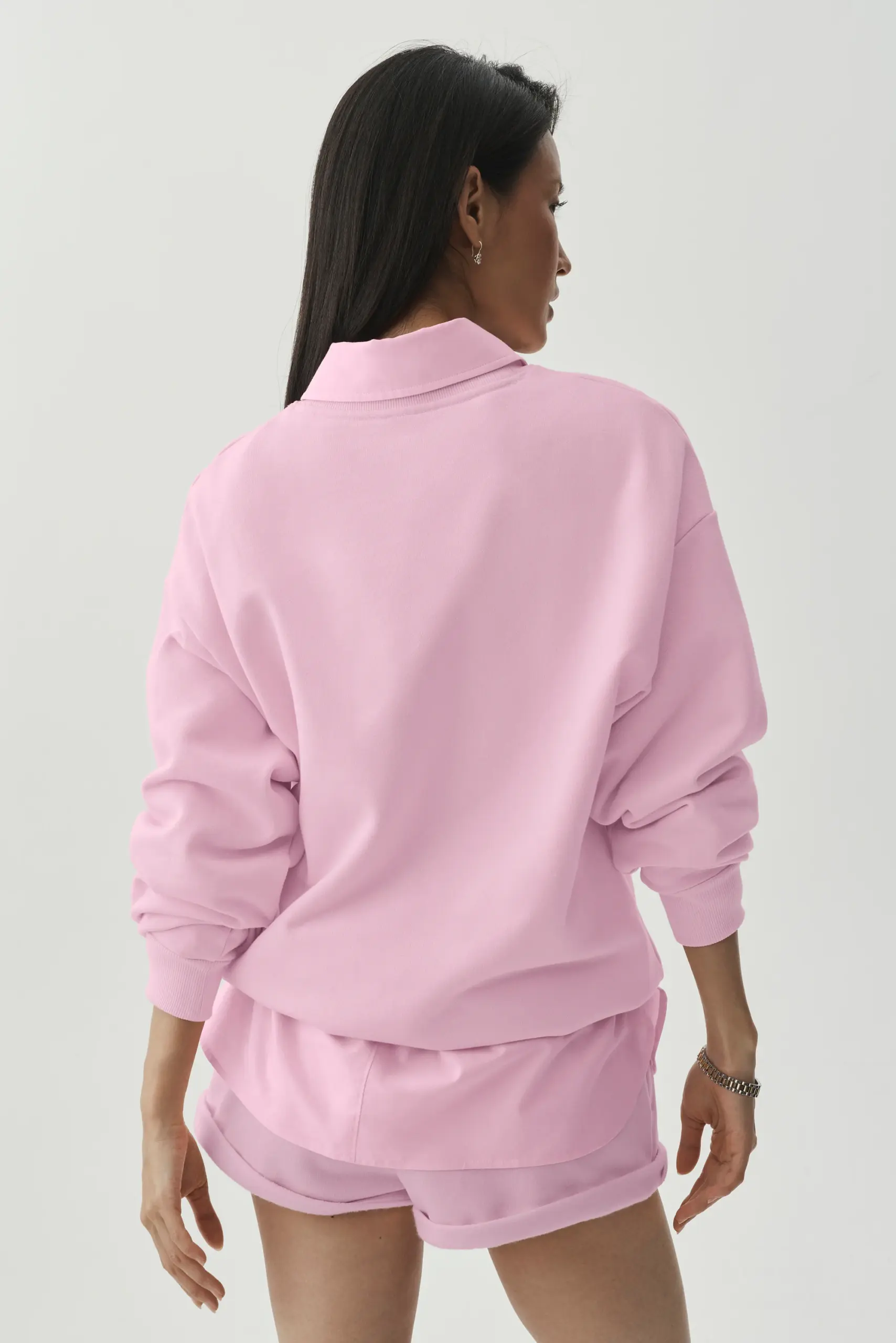 Accolade Crew Neck Pullover - Pink Marshmallow - Image 2