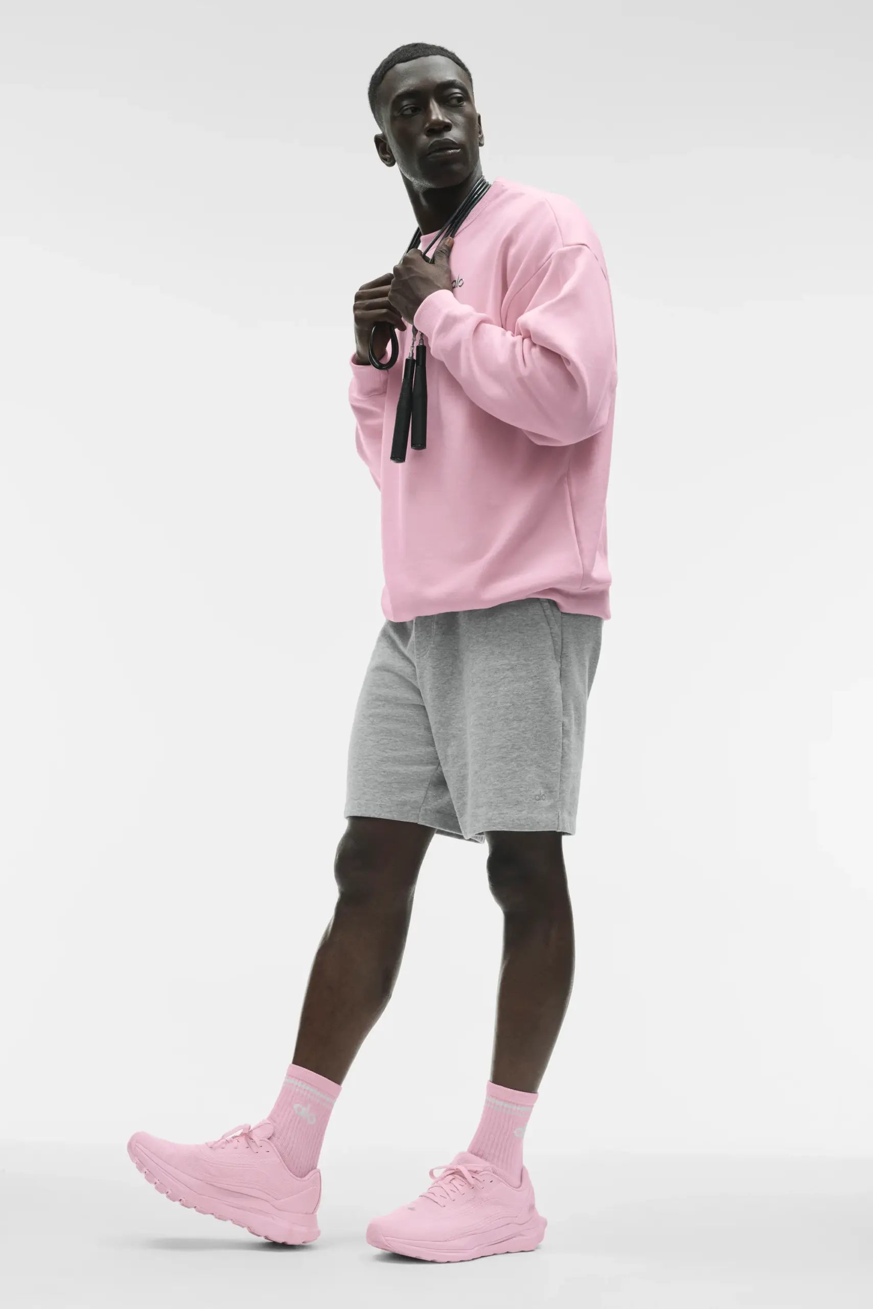 Accolade Crew Neck Pullover - Pink Marshmallow - Image 5