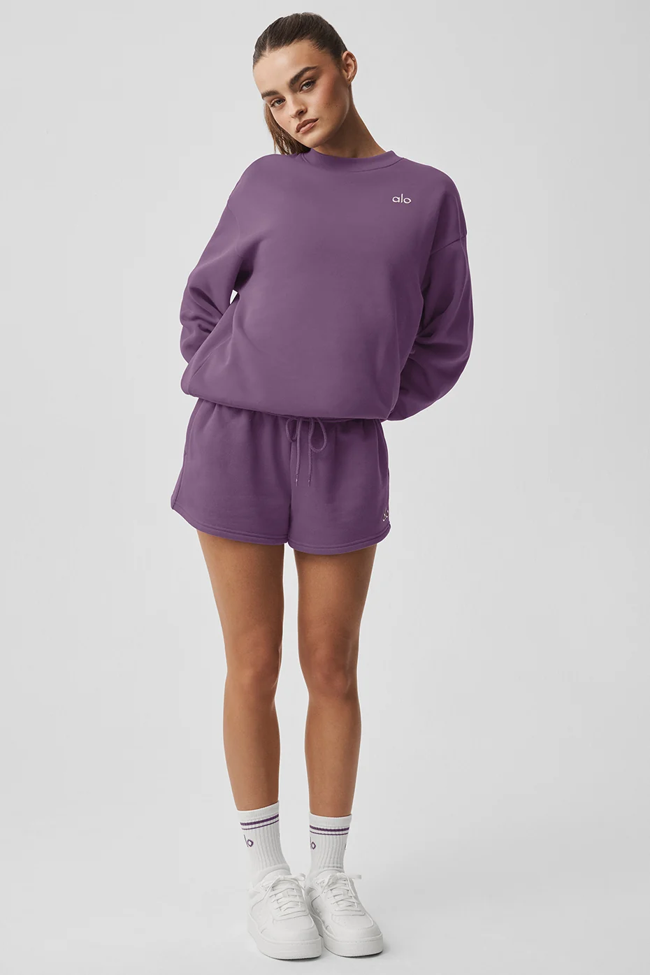 Accolade Crew Neck Pullover - Plum Kiss - Image 5